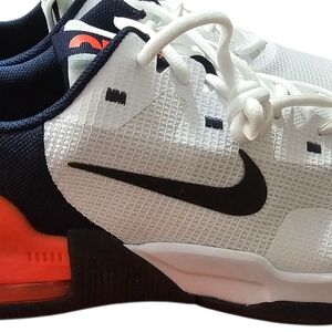 Nike Air Max Alpha Trainer 5 in White and Bright Crimson